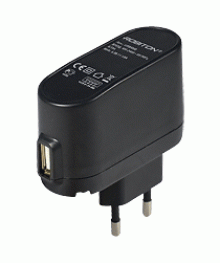 Блок пит USB сетевой Robiton USB1000 (зарядка-б/п для USB, стабил,1А, 220/5V)USB Блоки питания, зарядки оптом с доставкой по России.