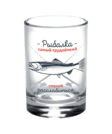 Набор стопок 6шт 50мл, стекло ОСЗ На рыбалке