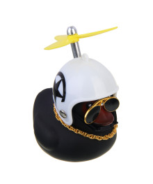 Игрушка на панель Утка с пропеллером, черный