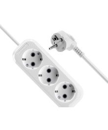 Удлинитель сетевой Defender R330 16A 1,5 м, с заземлением