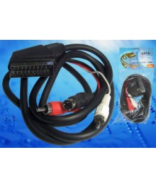 шнур SCART-штекер 2RCA+ штекер SVHS (1,5м) блистер, Netkoа комнатная оптом с доставкой по Дальнему Востоку. Большой каталог комнатных антенн по низкой цене.