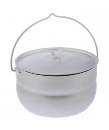 Котелок туристический 4,5л. Сплав А5 арт.19045 (г.Белая Калитва) (1)Мангал оптом со склада в Новосибирске. Большой каталог посуды для пикника оптом по низкой цене