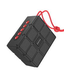 Колонка портативная с BLUETOOTH  BOROFONE BR16, 5W, 1200mAh, 100х84х47 мм, чёрный (80)