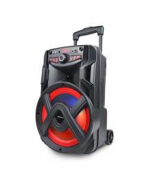 Активная напольная акустика Blackton Bt PBS2111 Черный (20Вт, BT/USB/FM/TF/MIC-6.3мм, акк, ду)