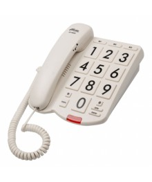 телефон Ritmix RT-520 black крупные кнопкин Ritmix оптом в Новосибирске. Проводные телефоны Ritmix по оптовым ценам со склада в Новосибирске.