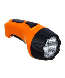 Фонарь ЕРМАК аккумуляторный 4 ярк. LED, вилка 220В, пластик, 13x5,3 см