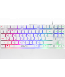 Клавиатура DEFENDER Breath GK-184 RU,белый ,радужная ,87 кном с доставкой по Дальнему Востоку. Качетсвенные клавиатуры оптом - большой каталог, выгодная цена.