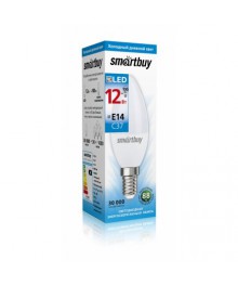 Эл. лампа светодиодная  Smartbuy C37-12W/4000 (SBL-C37-12-40K-E14)нецк, Ленинск-Кузнецк, Барнаул, Горно-Алтайск, Бийск и др. Большой каталог светодиодных ламп оптом.