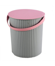 Ведро -стул 7л Solano лазурный лайм Т238-2 (62098)