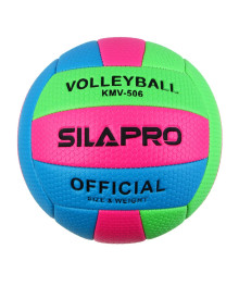 Мяч волейбольный SILAPRO 22см, 5 р-р, 2сл, ПВХ 2.6мм, 270г (+-10%)