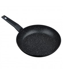 Карбон Сковорода литая d28см, антипригарное покрытие Мрамор, индукция доставкой - Новосибирск, Новокузнецк, Горно-Алтайск. Низкие цены, большой ассортимент посуды оптом