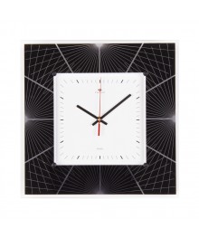 Часы настенные СН 3636 - 001 квадрат 35х35см, корпус белый "Геометрия 1" (10)астенные часы оптом с доставкой по Дальнему Востоку. Настенные часы оптом со склада в Новосибирске.
