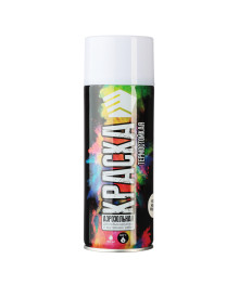 Краска аэрозоль 400мл, белая, термостойкая