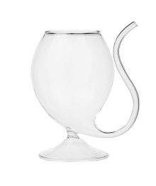 Бокал с трубочкой, 300 мл, стекло