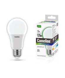 Эл. лампа светодиодная Camelion LED-A60-15W-/865/E27(Лон 15Вт 220В, аналог 125Вт) уп.1/10/100нецк, Ленинск-Кузнецк, Барнаул, Горно-Алтайск, Бийск и др. Большой каталог светодиодных ламп оптом.