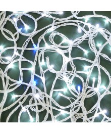 Эл.гирл. СНОУ БУМ вьюн 20м, 200 LED*белый, мерцание 20LED*синий, ПВХ белый, коннектор, 220Вке. Доставка Барнаул, Кемерово, Томск, Новокузнецк, Горно-Алтайск, Междуреченск, Ленинск-Кузнецкий.