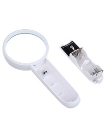 Лупа с LED подсветкой, d6,5см, пластик, стекло, 3xAAA (не входят в комплект)