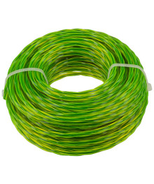 Леска для триммера Park 4,0 мм*15м (Квадрат перекрученный со стержнем)