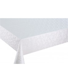 Клеенка GRACE YW5048-W пвх-нетканая основа, тиснение на белом,  1,37х20м (+-3см)