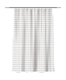 Шторка для ванной VETTA Квадро, ПЕВА 60г/м2, 180x200см, белый цвет