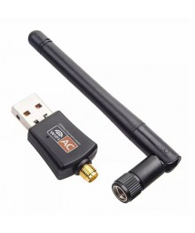 Wi-Fi - USB адаптер с антенной RTL8811 двухдиапазонный до 600 Мбит/с для ресиверов/компЦифровая TV приставка оптом. Большой каталог Цифровых TV приставок оптом со склада в Новосибирске.