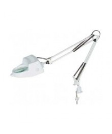 Светильник настол.Camelion KD-350  белый с увеличит.стеклом (230V 60W, ЛОН)том со склада в Новосибирске. Большой каталог настольных светильниковCamelion оптом по низкой цене.