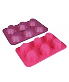 Форма для выпечки Алион для выпечки маффинов 6 ячеек 29x17,4х3,6см, силиконФормы для выпечки оптом с доставкой. Купить формы для выпечки оптом с доставкой.