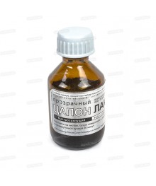 Цапонлак бесцветный 20мл с кисточкой Connector (п) (1/10)