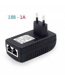 POE блок питания OT-APB118 (18B, 1000mA, POE+LAN)