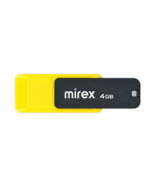 USB2.0 FlashDrives 4Gb Mirex CITY YELLOW