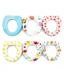 Накладка на унитаз детская пороллон + ПВХ, 6 дизайнов (571-079) Товары для ванной оптом с доставкой по Дальнему Востоку. Большой каталог товаров для ванной оптом.