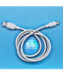 Кабель USB - TYPE C Орбита OT-SMT23 белый 5A  1мВостоку. Адаптер Rolsen оптом по низкой цене. Качественные адаптеры оптом со склада в Новосибирске.