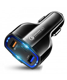 Переходник авто прикуривателя TDS TS-CAU33 Чёрный (2 гнезда USB, QC3.0,3500mA) с доставкой по Дальнему Востоку. Большой каталог авторазветвителей оптом со склада в Новосибирске.