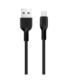 Кабель USB - micro USB HOCO X20 Черный 2.4A, 1м