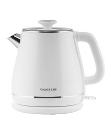 Чайник Galaxy LINE GL 0331 белый, 1,8л, 2,2 кВт, двойн стенка из нерж стали AISI 304 и пластика