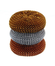 Губка Набор 3 шт "Бублик", 3 шт, 30 гр, металл, полиэтилентерефталат