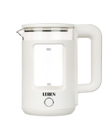 Чайник LEBEN 291-141 1,8 л, стекло-пластик