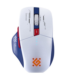 Мышь Defender беспр игр.Tisa GM-126 бел+cин LED 7D,2.4+BT,1600 dpi