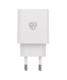 Блок пит USB сетевой  BY Jupiter 18 Вт, USB-A, QC, 110-240В,50-60Гц, пластик, белый