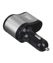 ЗУ в прикуриватель на 1 выход, 2xUSB, 2А, 12/24В пластик, металл с доставкой по Дальнему Востоку. Большой каталог авторазветвителей оптом со склада в Новосибирске.