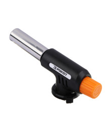 Горелка газовая портативная пьеза РОКОТ, цанговый захват, сопло 18,2 мм, 15,1х4х6,5см