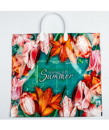 пакет с пласт.ручкой 38*35/90 мкм  Песня лета лам 10/100 (502773)