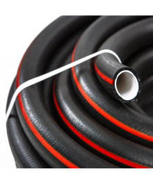 Шланг Резиновый ТЭП 18х24 3/4" 20м Резиновый чёрный с красной полосой армированный 3х слойный