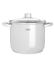 Орландо Кастрюля 20х17см, 5,0л, со стекл. крышкой, индукция