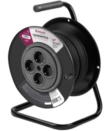 Удлинитель сетевой Defender ExtR2G-01-30 6A 30м НА КАТУШКЕ без заземлением