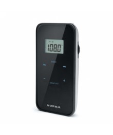 радиопр Supra ST-105 черн (компактный, УКВ+FM/AM, цифр настройка, ЖКИ ,2*R3)