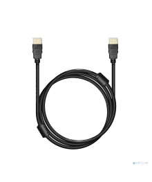 Кабель Bion HDMI v2.1, 19M/19M, 3D, 8K UHD, экран, ферритовые кольца, 1м, черный [BXP-HDMI21-010]