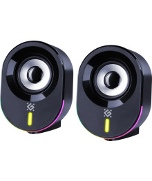 Колонки Defender Solar 8 10ВТ, 2.0 BT/Light питание от USB