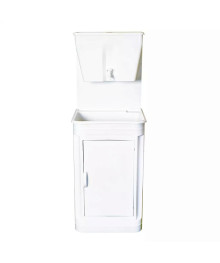 Умывальник Элбэт с УМ-17 белый пластиковый бак и пластиковая.мойка