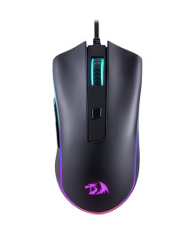 Мышь Redragon провод игр Gypher черн,RGB,6 кн,12800 dpi Defender